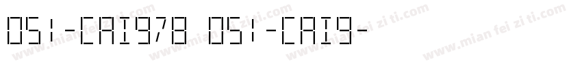 051-CAI978 051-CAI9字体转换